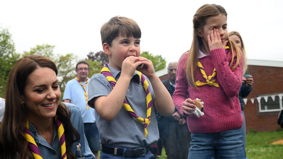 Photo of Princess Kate, Princess Charlotte and Prince Louis