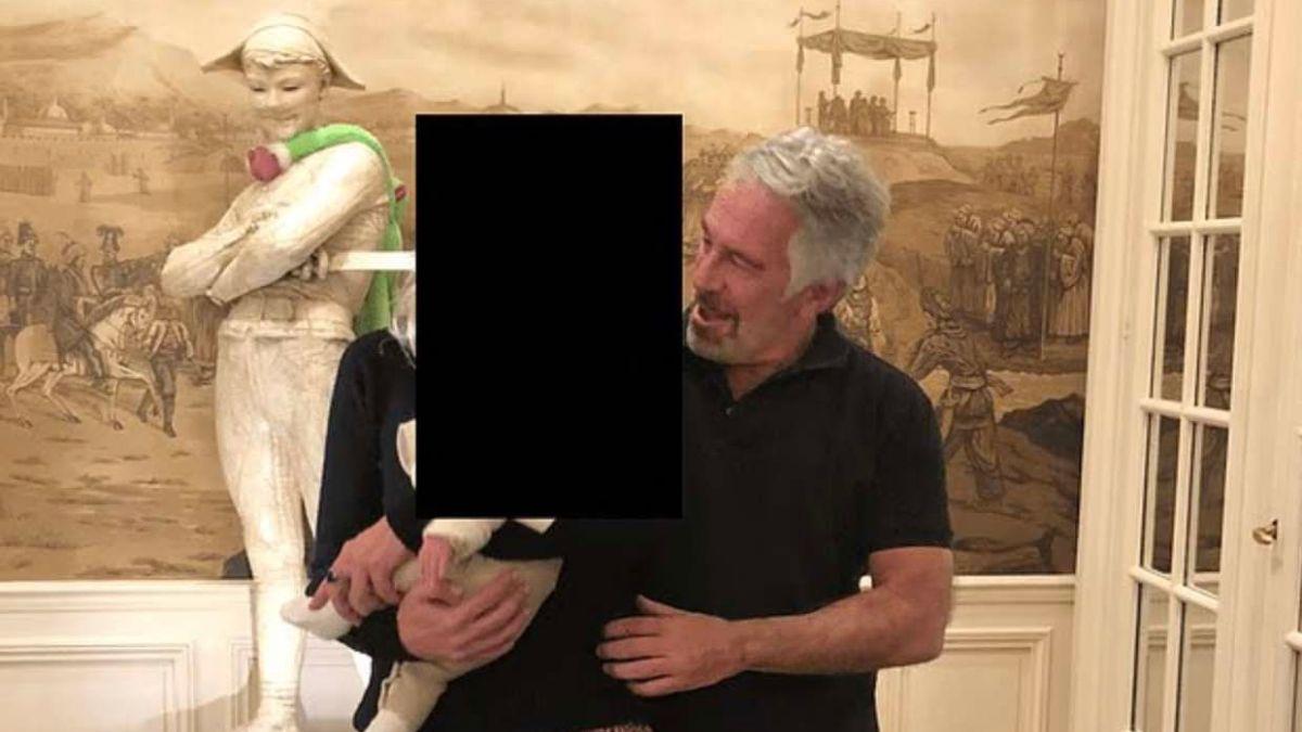 A photo of Jeffrey Epstein