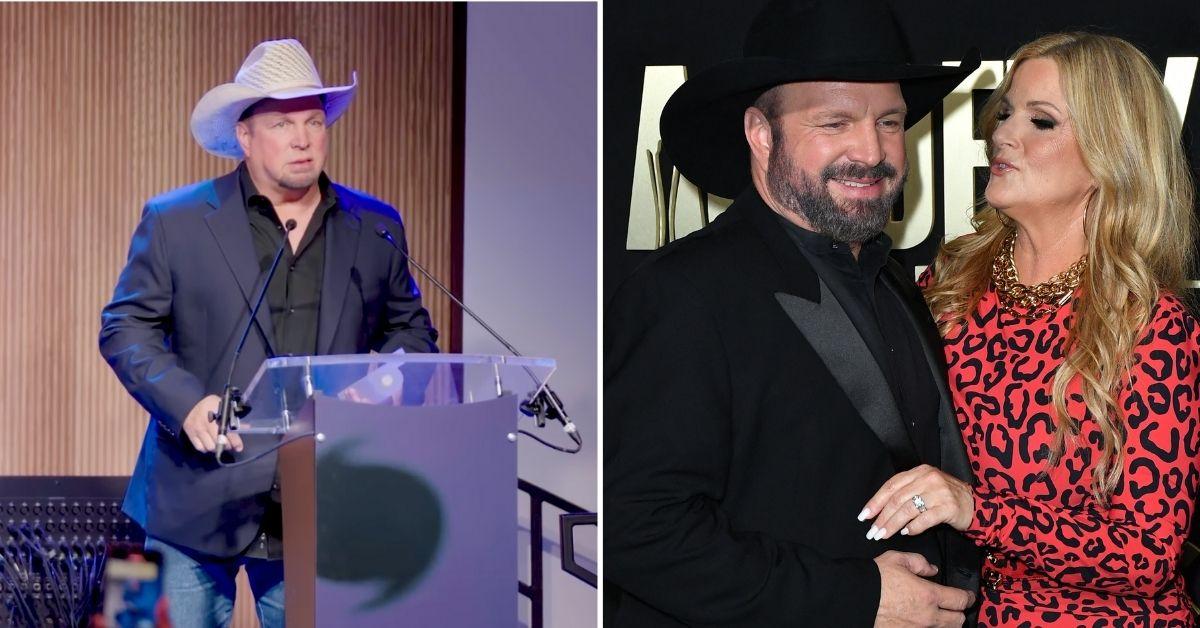 Split photo of Garth Brooks, Garth Brooks and Trisha Yearwood
