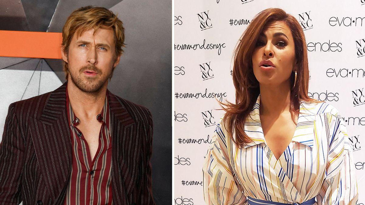 Photo of Eva Mendes and Ryan Gosling