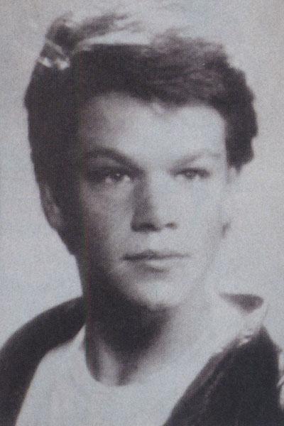 //matt damon yearbook splash