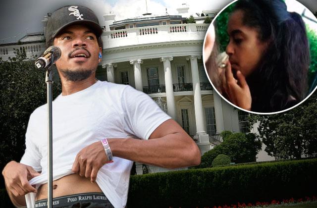 //white house state dinner guest malia obama pot taylor bennett chance rapper