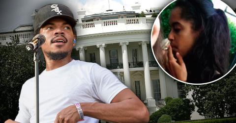 //white house state dinner guest malia obama pot taylor bennett chance rapper