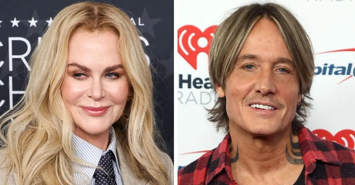 Split photo of Nicole Kidman and Keith Urban