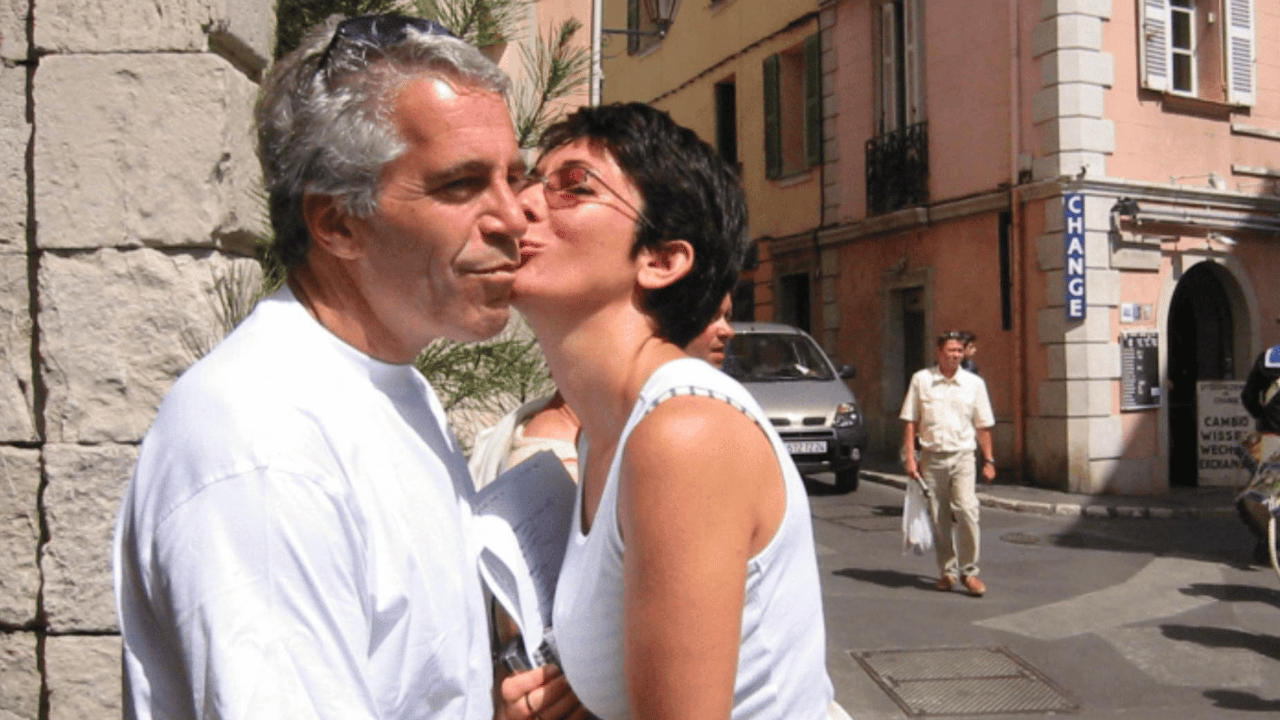 Photo of Jeffrey Epstein, Ghislaine Maxwell,