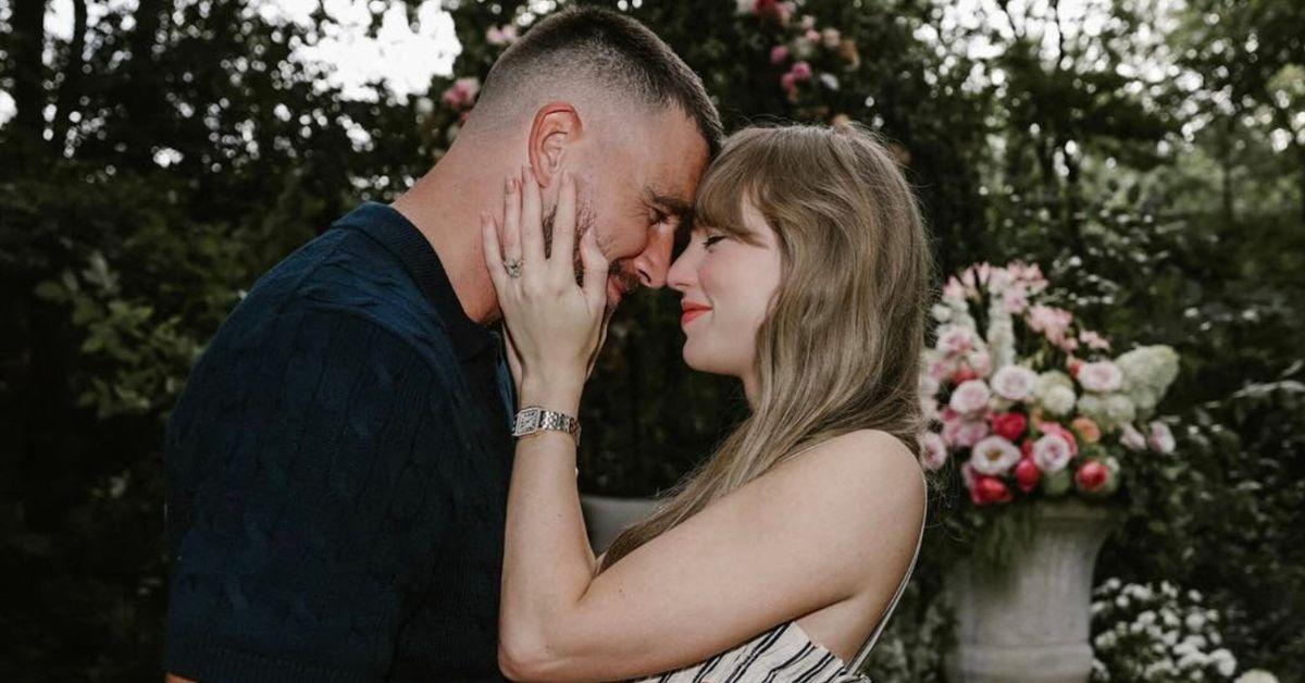 Photo of Travis Kelce and Taylor Swift