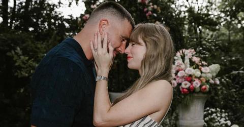 Photo of Travis Kelce and Taylor Swift