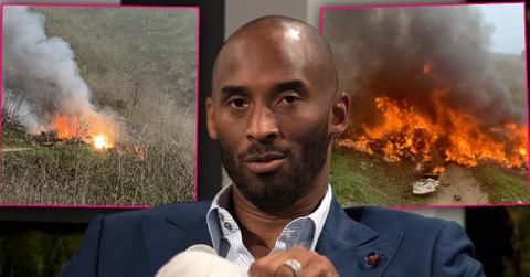Kobe Bryant’s Fiery Helicopter Crash Photos From The Death Scene