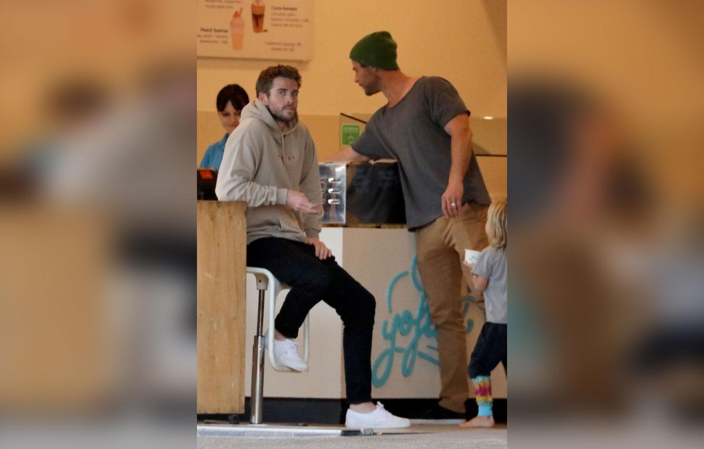 //Liam Hemsworth Somber First Photos Miley Cyrus Split_