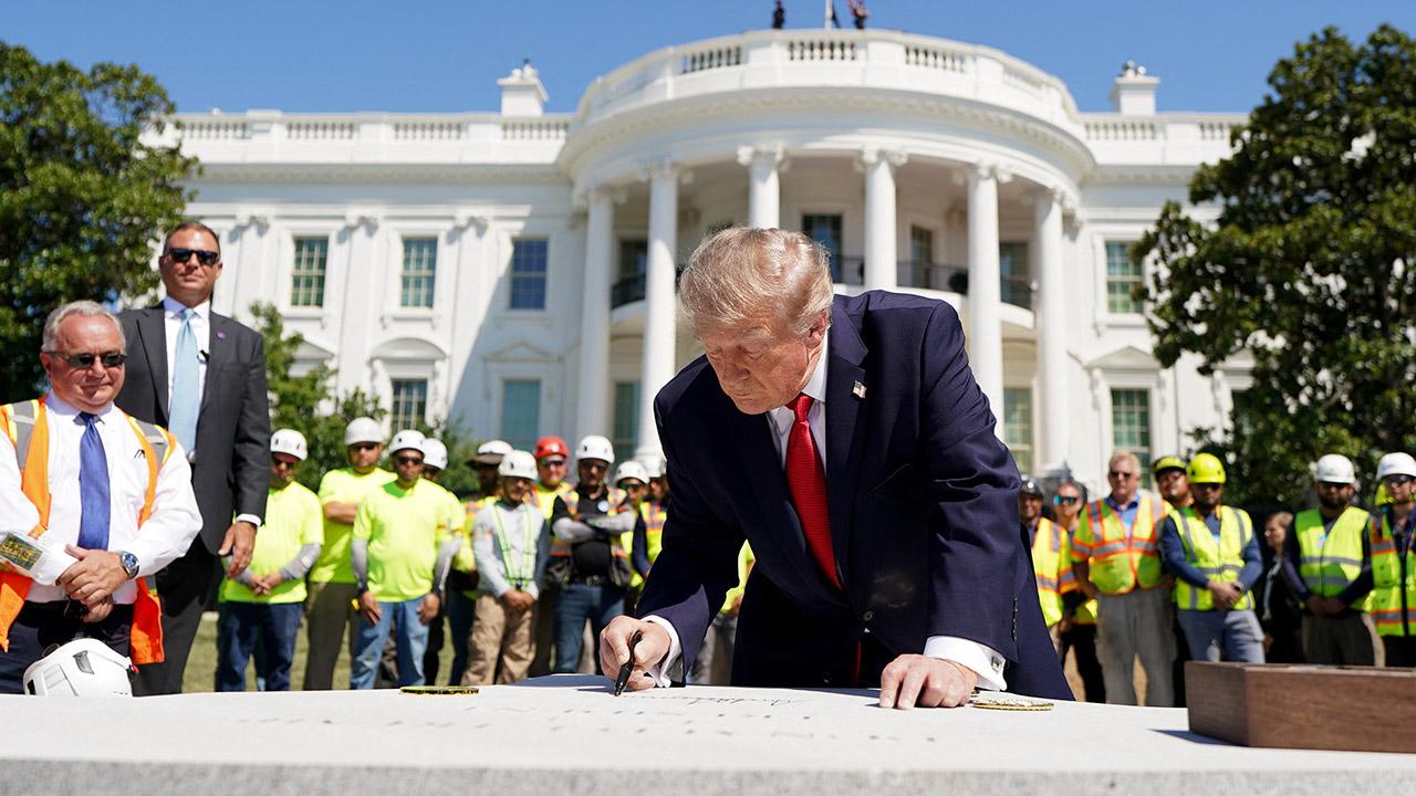 Trump has argued the renovations are a matter of national security.