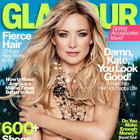 Topless Hot Mama! Kate Hudson Bares Her Boobs On Glamour Cover