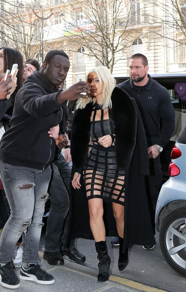 Kim Kardashian Bondage Dress