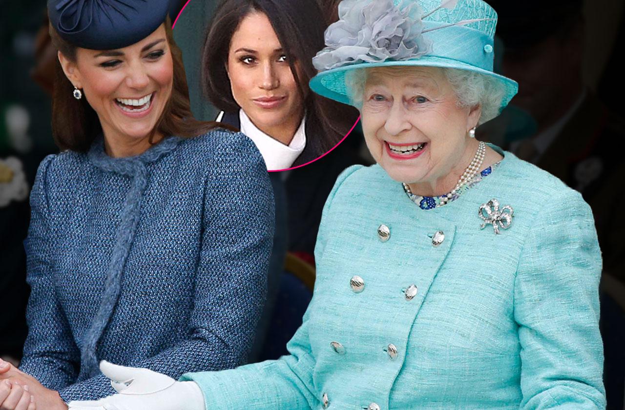 //Queen Throws Shade Meghan Markle pp