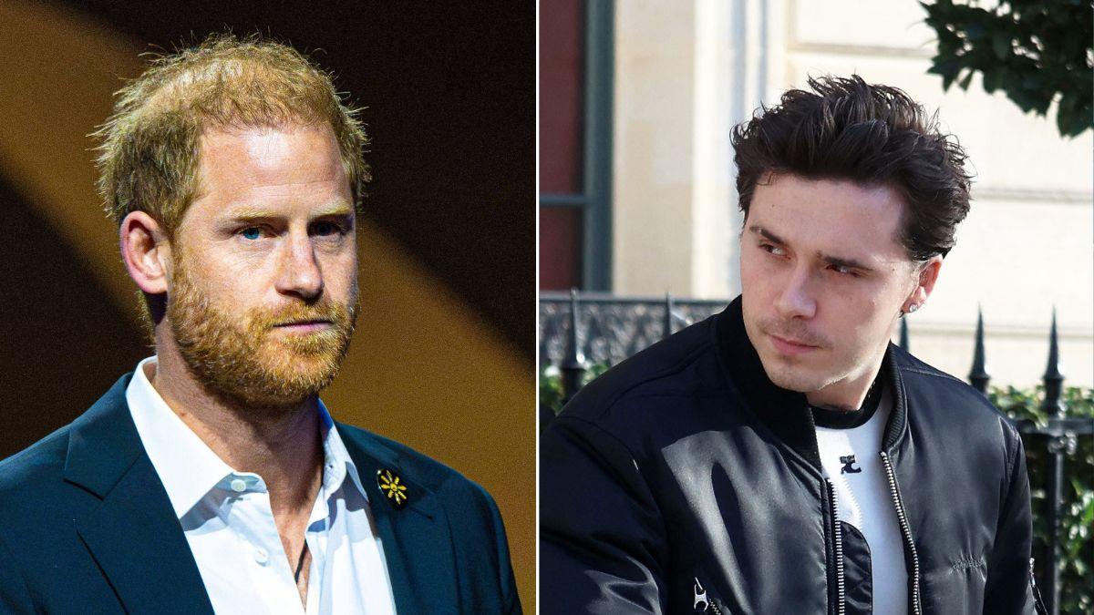 Photo of Prince Harry and Brooklyn Beckham