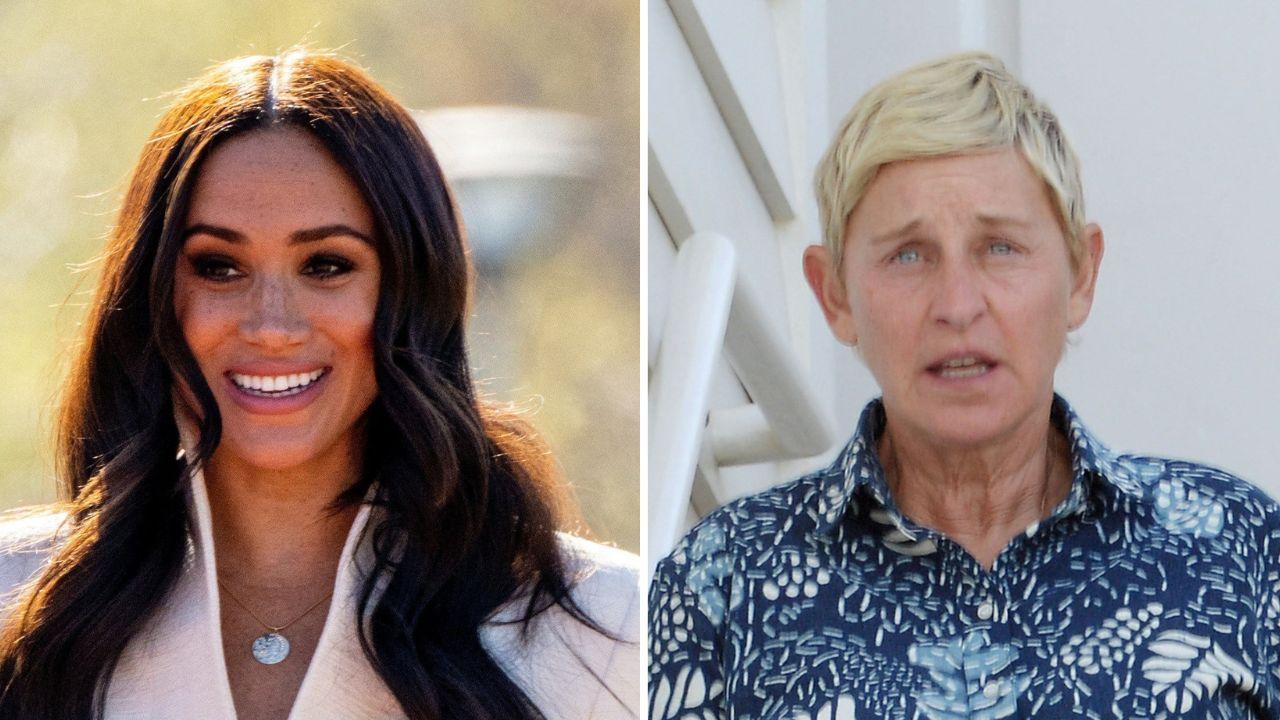 Photo of Meghan Markle and Ellen DeGeneres