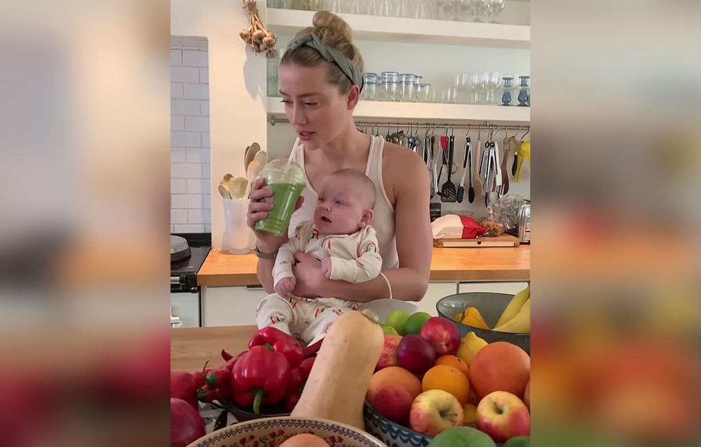 Amber Heard Poses With Baby Girl Oonagh, Daughter She Secretly
