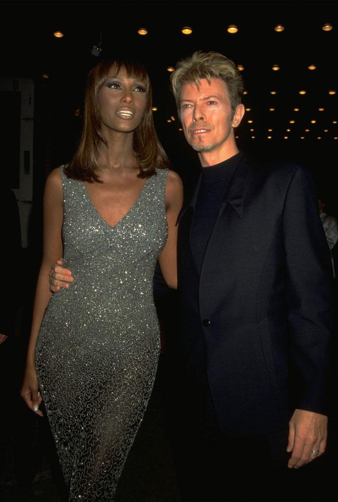 David Bowie Death Wife Iman Spotted Out First Time