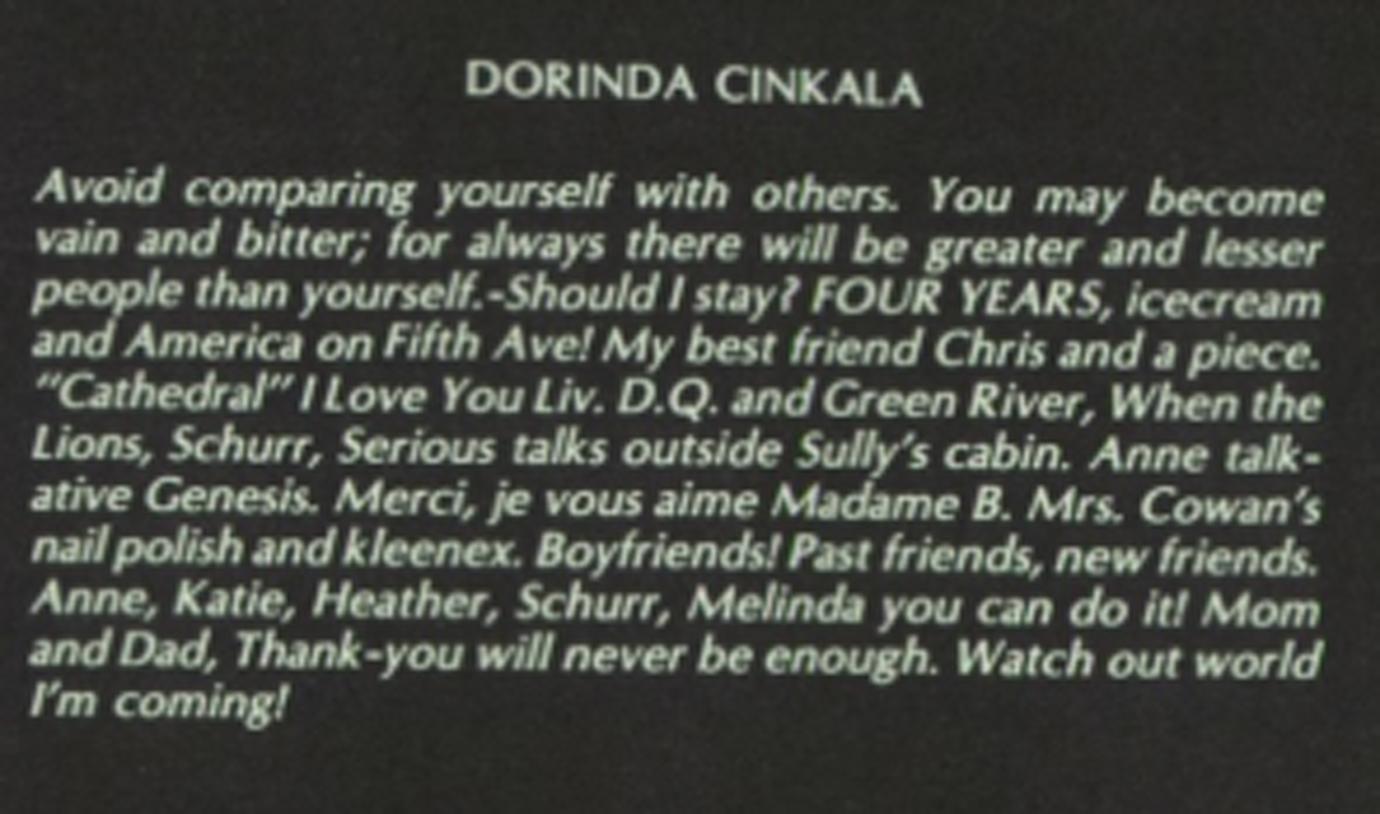 RHONY Dorinda Medley High School Yearbook Warned Reality TV Fame