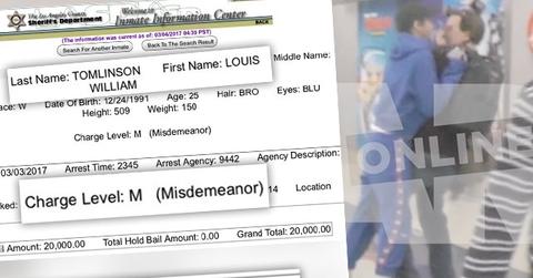 Louis Tomlinson Arrested Attacking Paparazzi Airport