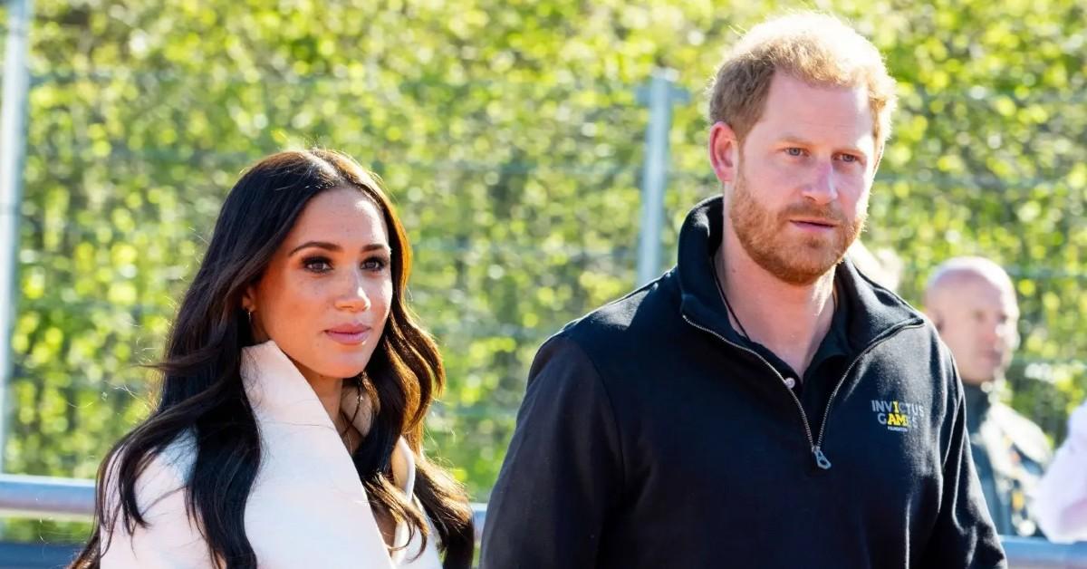 Photos of Prince Harry and Meghan Markle