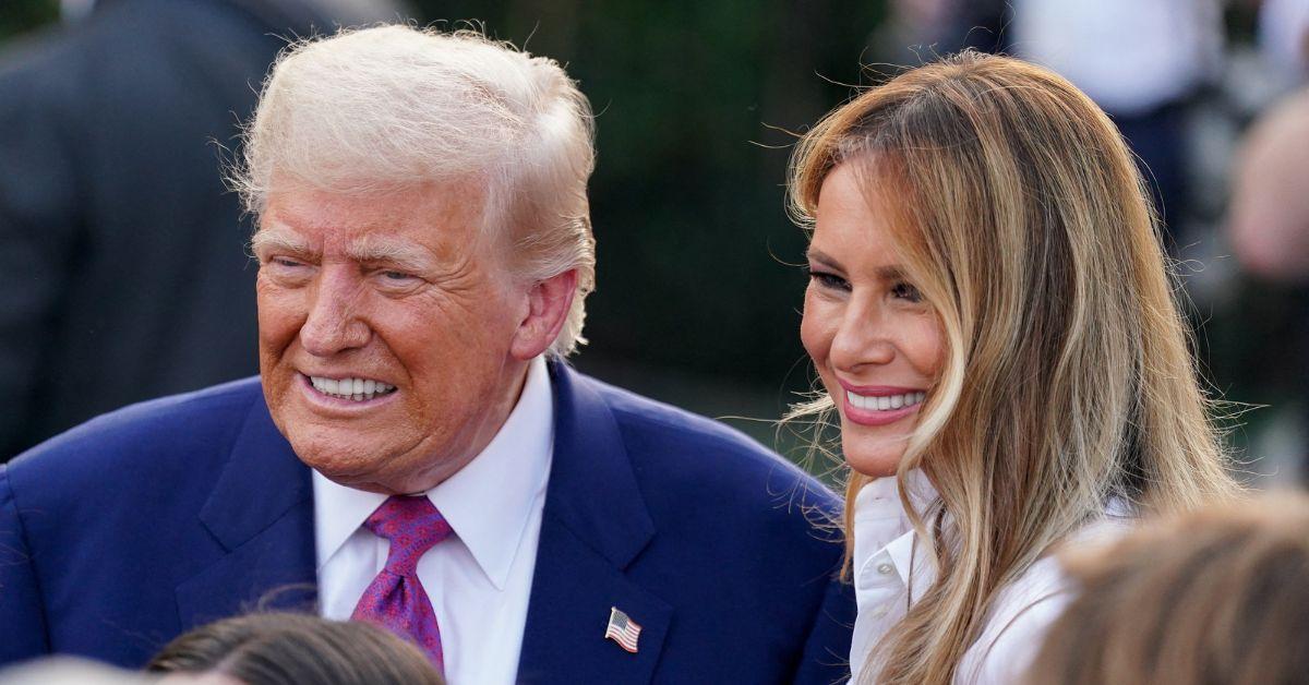 Photo of Donald and Melania Trump