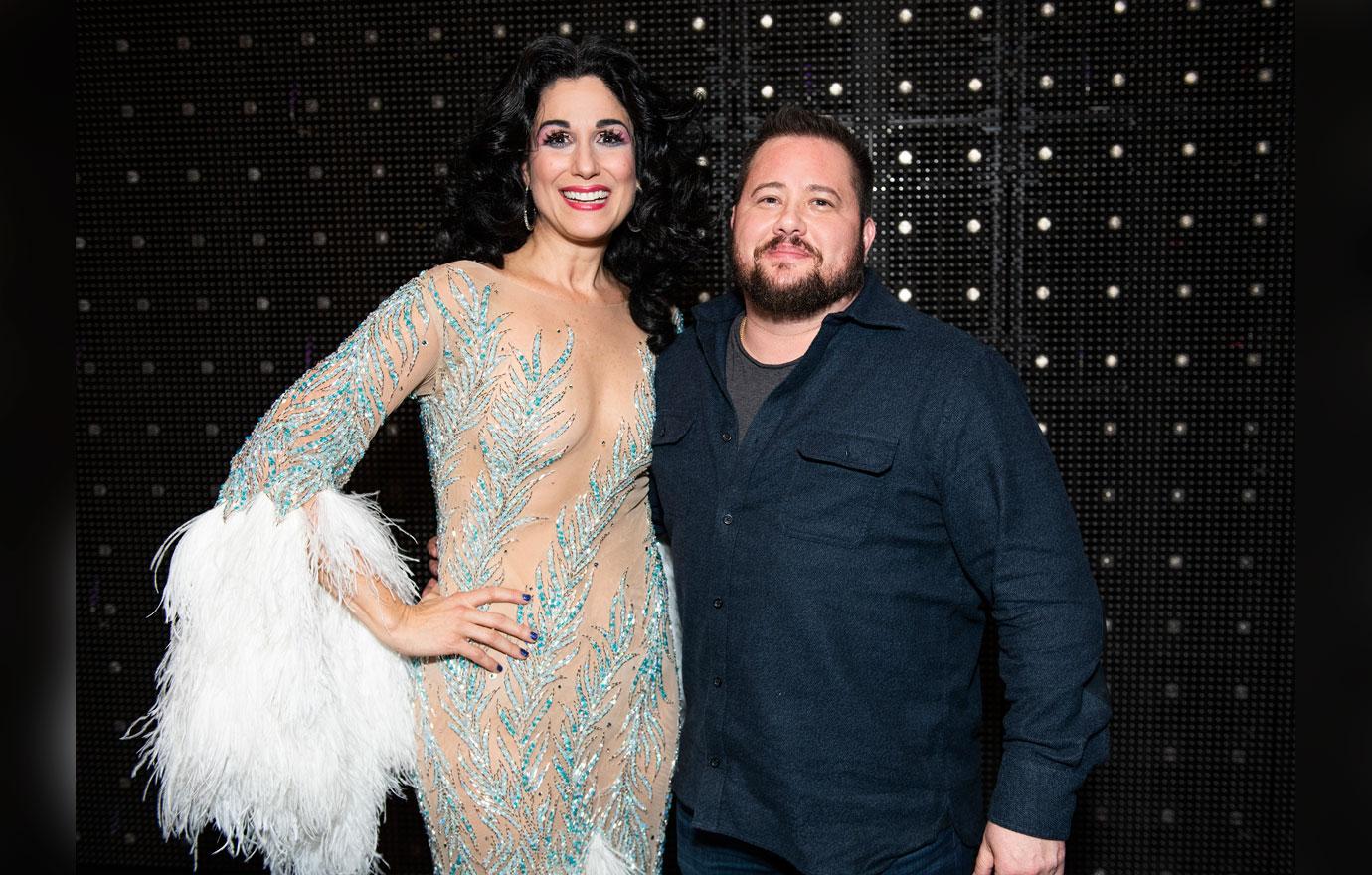 Chaz Bono Visits Backstage At Cher Show On Broadway