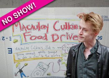 //macaulay culkin food drive