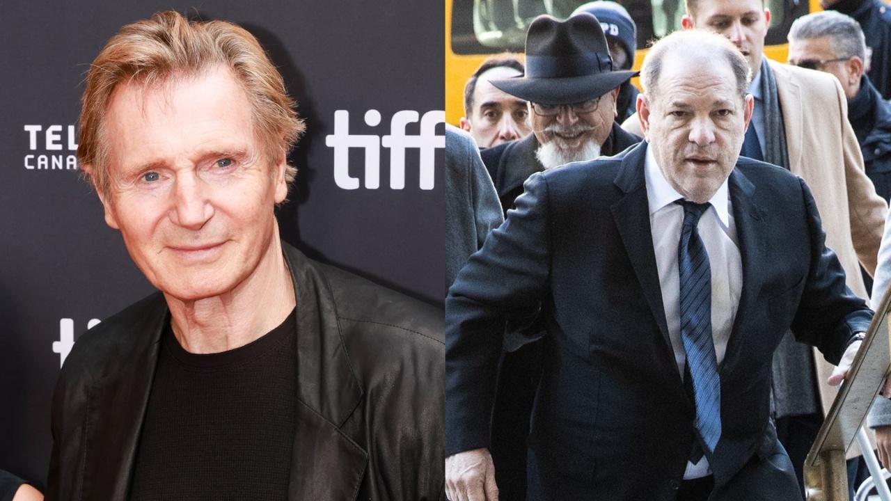 Liam Neeson and Harvey Weinstein