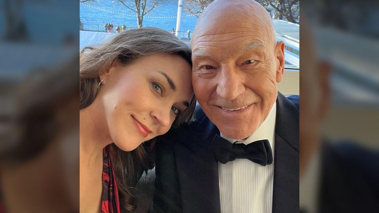 Phot of Patrick Stewart and Sunny Ozell