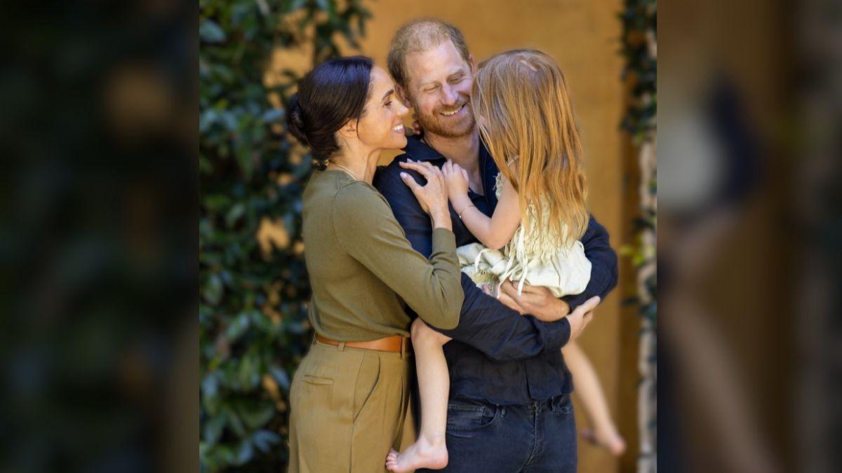 Photo of Meghan Markle, Prince Harry, Lilibet