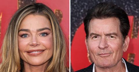 Charlie Sheen has reconnected with Denise Richards as he supports her through her latest divorce.