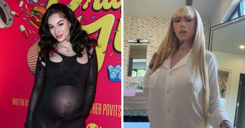 Split photo of Bhad Bhabie