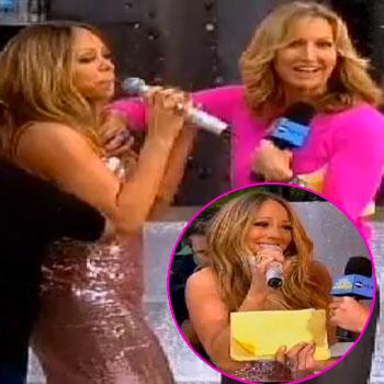 Mariah Carey Wears Lingerie and Boudoir Slippers on Live TV - Racked