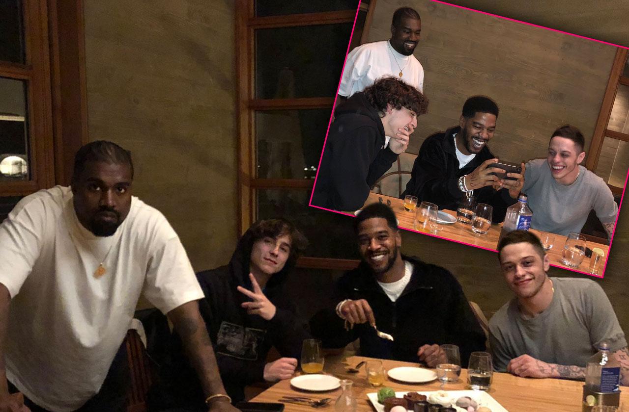 Pete Davidson Parties Kanye West After Slamming Him SNL