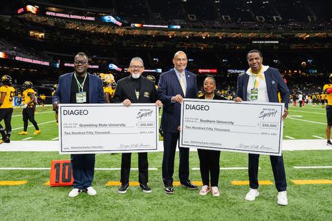 diageo and its brands present grambling state university and southern university each with to support permanent endowment funding