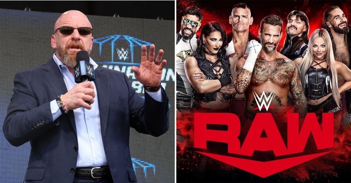 Split photo of Paul Levesque, Raw