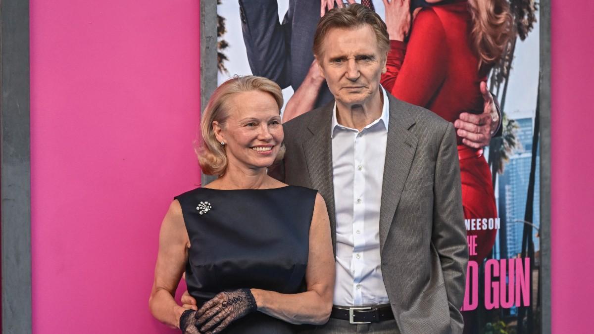 Photo of Pamela Anderson and Liam Neeson