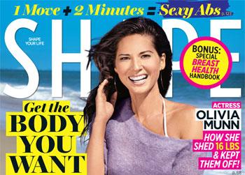 //olivia munn shape magazine