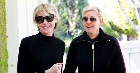 //ellen degeneres porti de rossi breakup divorce holding hands pp