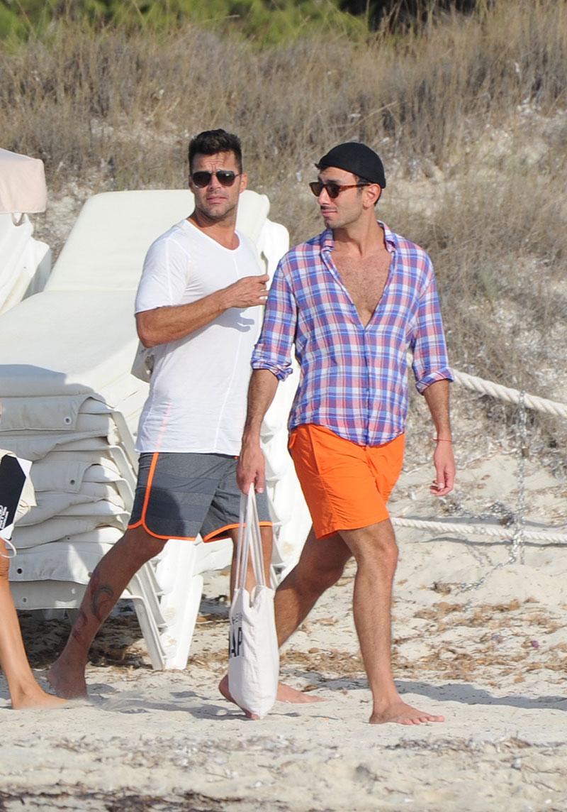 Ricky Martin & Boyfriend CAUGHT Wearing Matching Rings