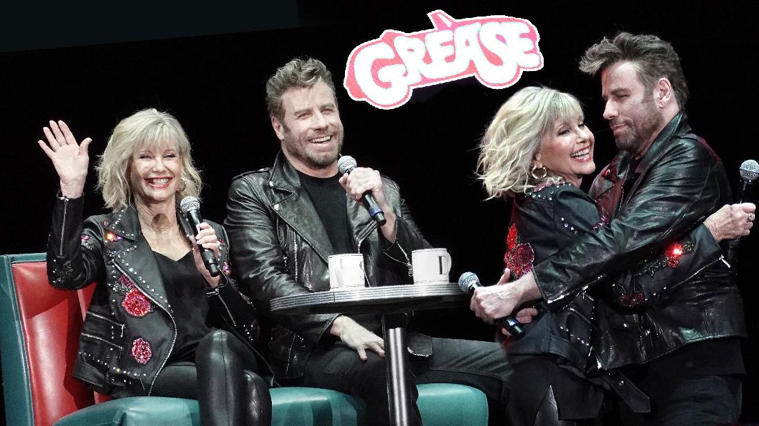 Olivia-Newton John Has Grease Reunion With John Travolta