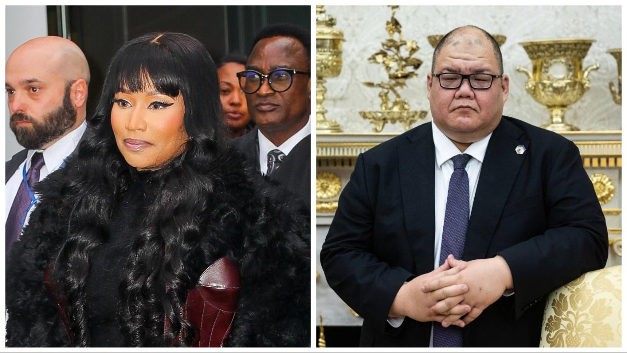 Nicki Minaj and Steven Cheung
