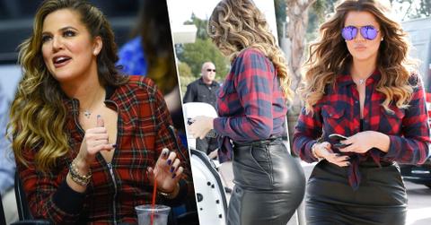 Khloe Kardashian LA CLippers Game