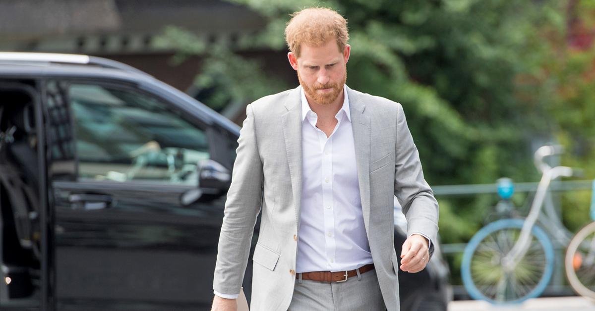 prince harry back uk philip funeral no meghan markle