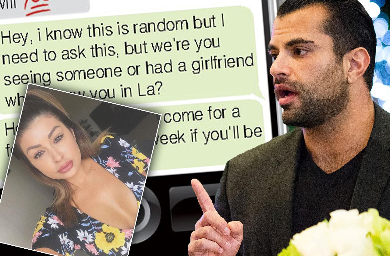 Shervin Roohparvars Steamy Texts With Mistress Exposed Shahs of Sunset Cheating Scandal