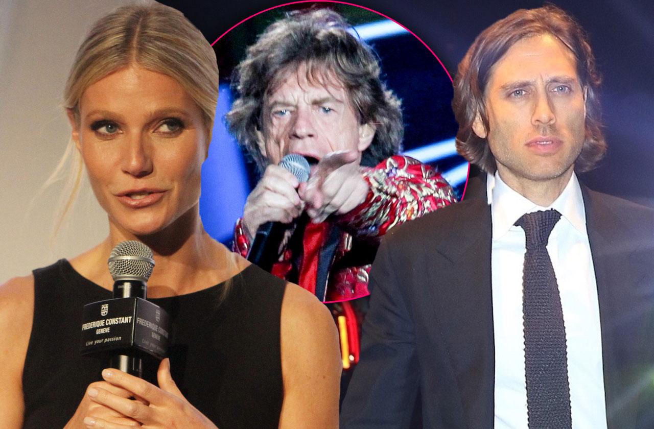 //gwyneth paltrow wedding brad falchuck mick jagger performing pp