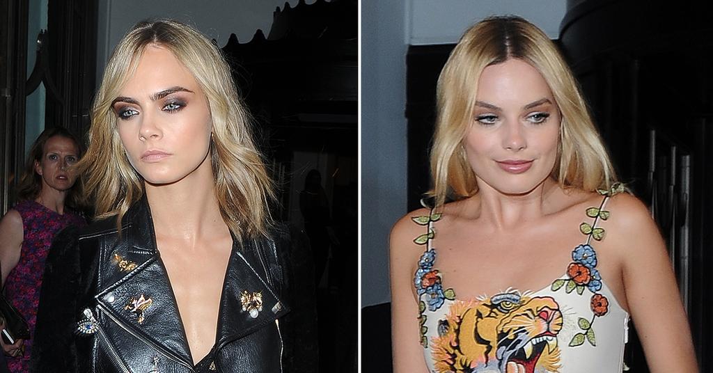 Photographer Shares Pics Of Cara Delevingne & Margot Robbie From Night