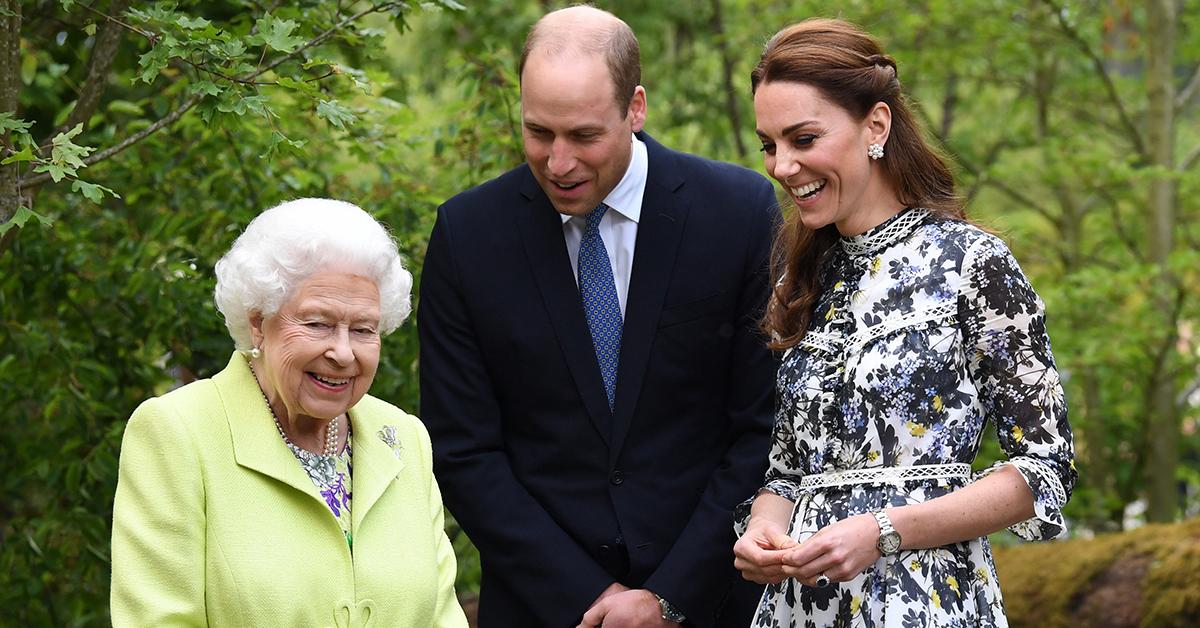 kate middleton wears queen elizabeth earrings