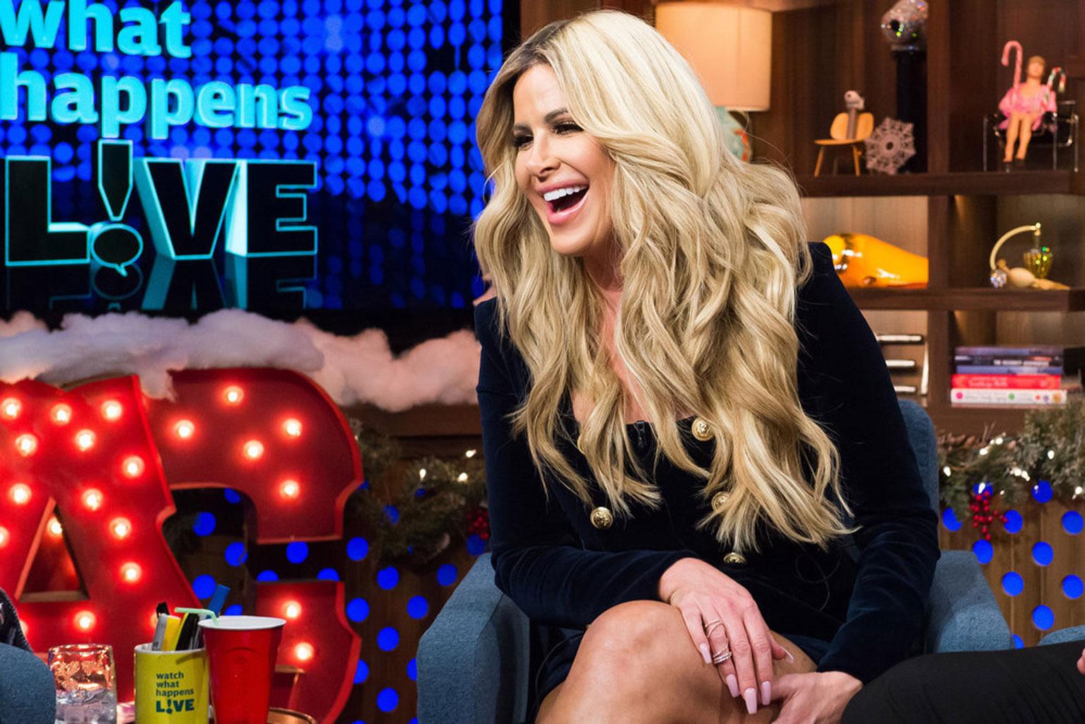 kim zolciak denies plastic surgery nose job lip fillers wwhl