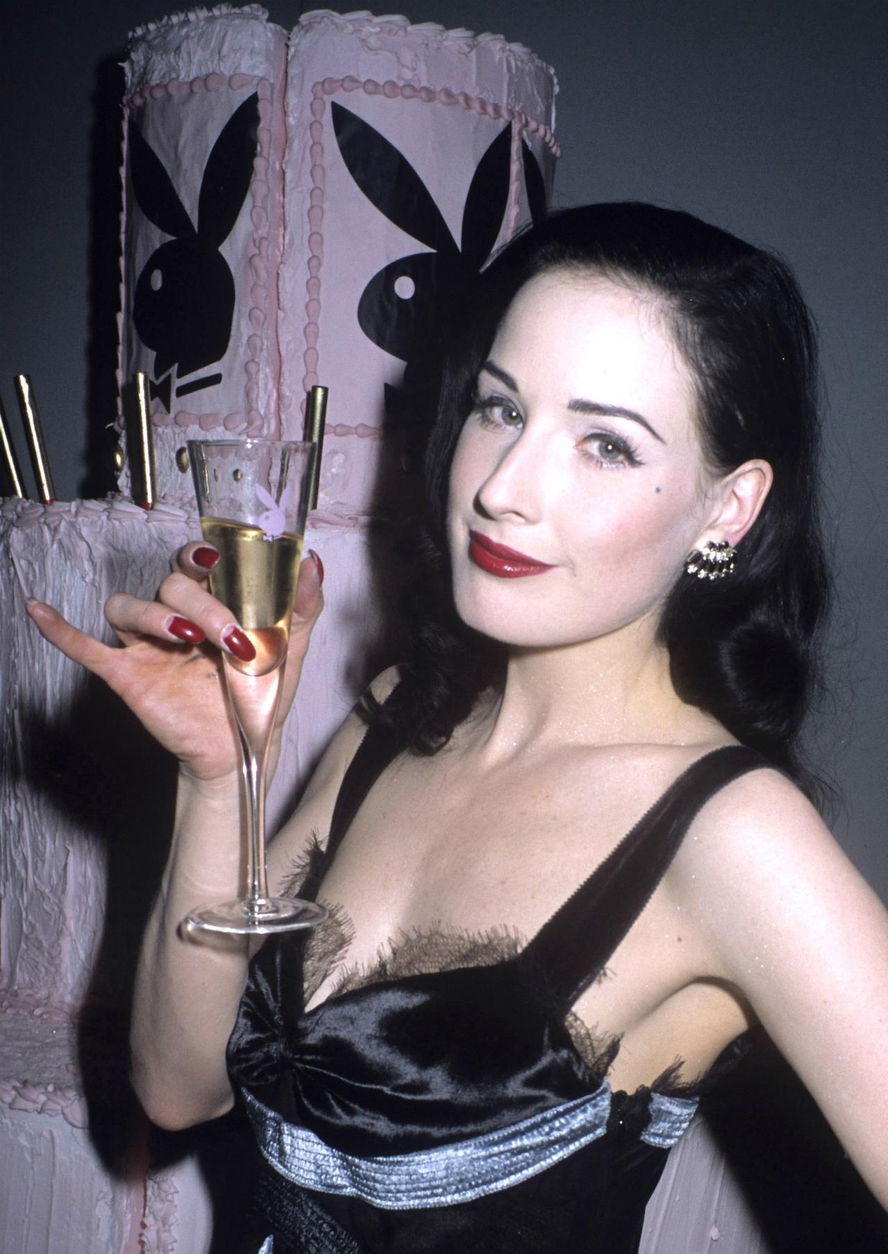 dita von teese celebrity playboy